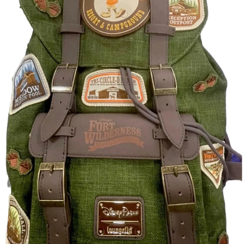 Disney Parks Fort Wilderness Resort Mickey Rucksack Backpack Bag Loungefly